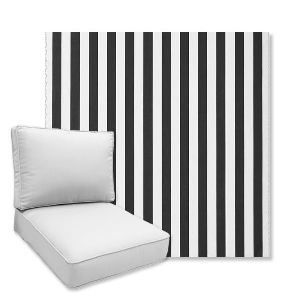 Picture of Kinzie Coal | Universal Deep Seating Outdoor Cushions SIZE B