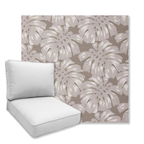 Picture of Palm Taupe | Universal Deep Seating Outdoor Cushions SIZE B