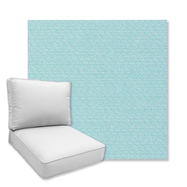 Picture of Raindrop Breeze | Universal Deep Seating Outdoor Cushions SIZE B