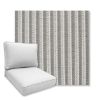 Picture of Seaside Silver | Universal Deep Seating Outdoor Cushions SIZE B