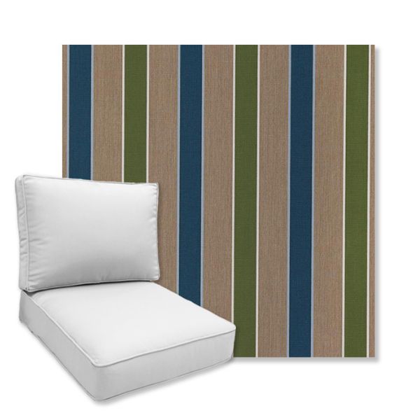 Picture of Spinnaker Lakeside | Universal Deep Seating Outdoor Cushions SIZE B