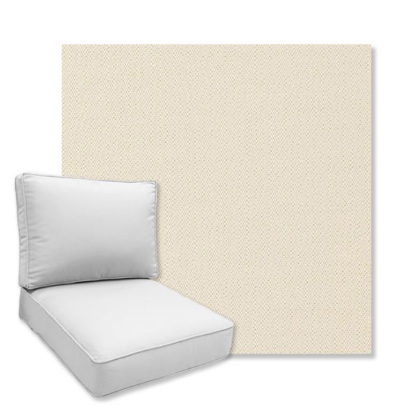 Picture of Storm Creme | Universal Deep Seating Outdoor Cushions SIZE B