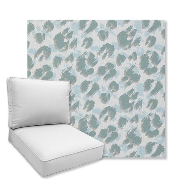Picture of Wildcat Aqua | Universal Deep Seating Outdoor Cushions SIZE B