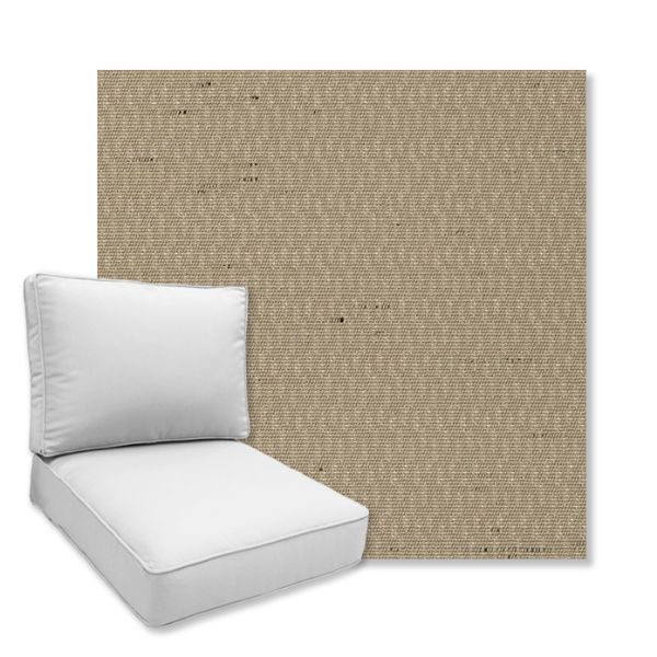 Picture of Bark Pecan | Universal Deep Seating Outdoor Cushions SIZE C
