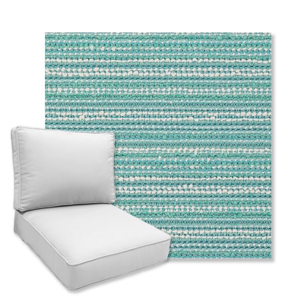 Picture of Encore Lagoon | Universal Deep Seating Outdoor Cushions SIZE C