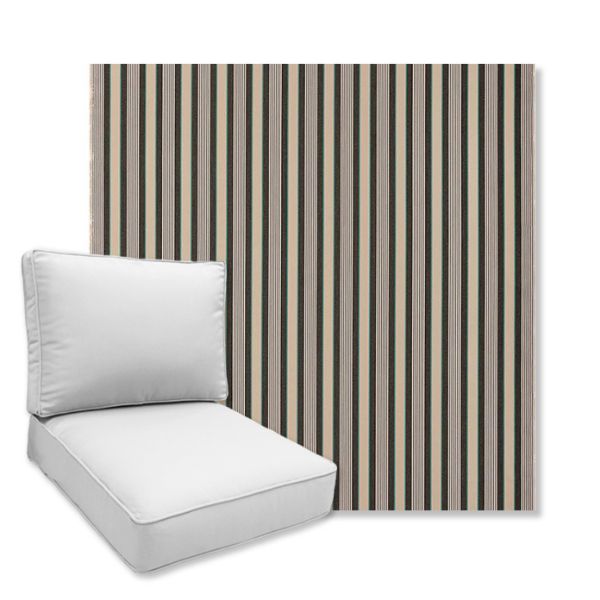 Picture of Fenway Flannel | Universal Deep Seating Outdoor Cushions SIZE C