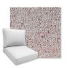 Picture of Flurry Cherry | Universal Deep Seating Outdoor Cushions SIZE C