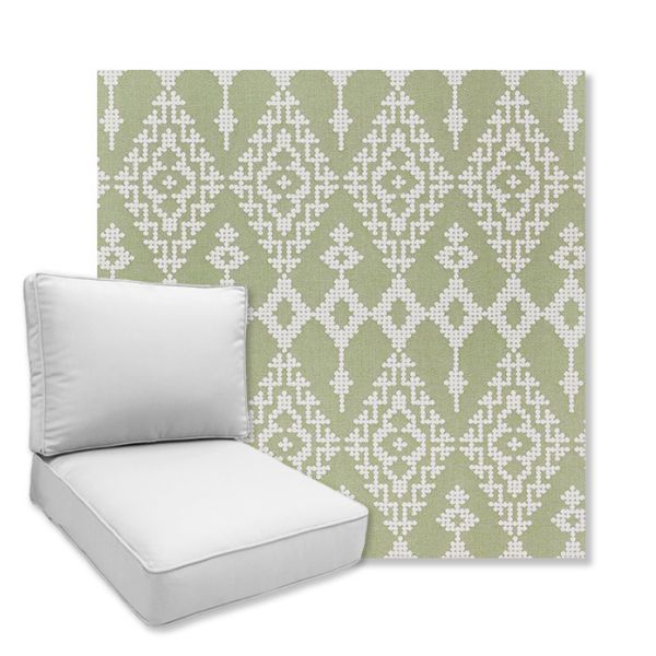 Picture of Folklore Sage | Universal Deep Seating Outdoor Cushions SIZE C