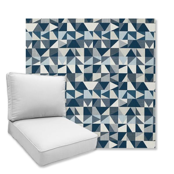 Picture of Geo Nautical | Universal Deep Seating Outdoor Cushions SIZE C