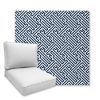 Picture of Labyrinth Navy | Universal Deep Seating Outdoor Cushions SIZE C