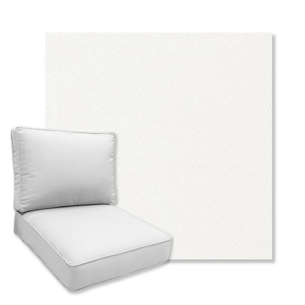 Picture of Plateau Snow | Universal Deep Seating Outdoor Cushions SIZE C