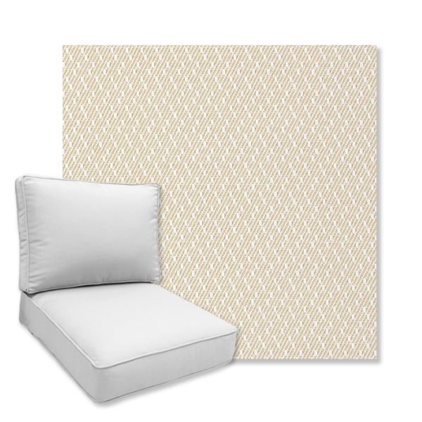 Picture of Raindrop Almond | Universal Deep Seating Outdoor Cushions SIZE C