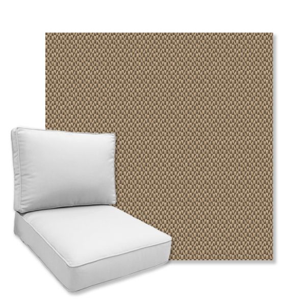 Picture of Reflections Straw | Universal Deep Seating Outdoor Cushions SIZE C