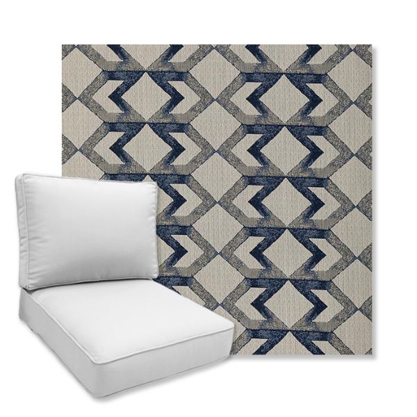 Picture of Saxon Navy | Universal Deep Seating Outdoor Cushions SIZE C