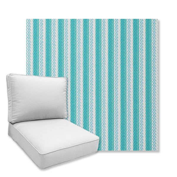 Picture of Seaside Lagoon | Universal Deep Seating Outdoor Cushions SIZE C