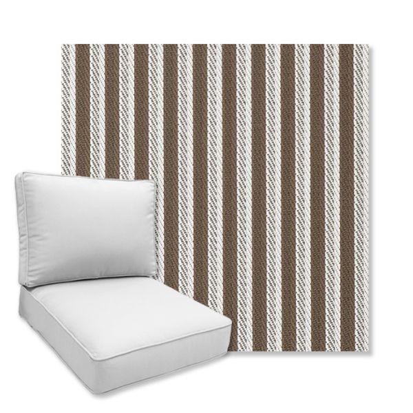 Picture of Seaside Umber | Universal Deep Seating Outdoor Cushions SIZE C