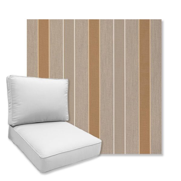 Picture of Spinnaker Dune | Universal Deep Seating Outdoor Cushions SIZE C