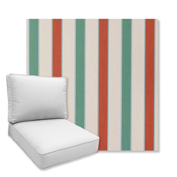 Picture of Spinnaker Salsa | Universal Deep Seating Outdoor Cushions SIZE C
