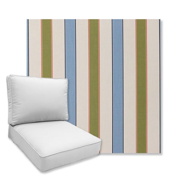Picture of Spinnaker Spring | Universal Deep Seating Outdoor Cushions SIZE C