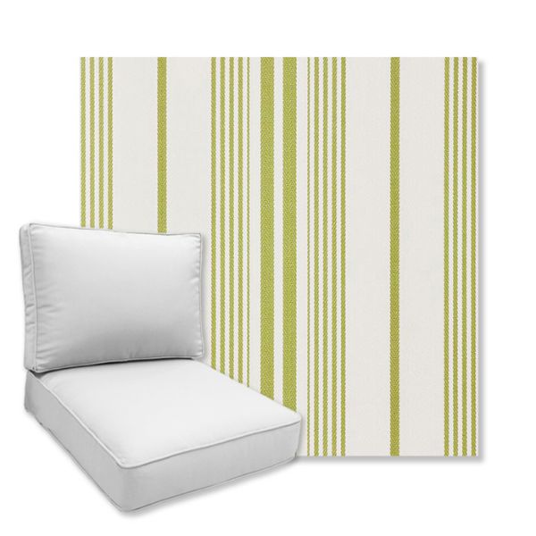 Picture of Wellfleet Basil | Universal Deep Seating Outdoor Cushions SIZE C