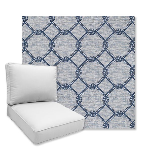 Picture of Cape Cod Sailor | Universal Deep Seating Outdoor Cushions SIZE D