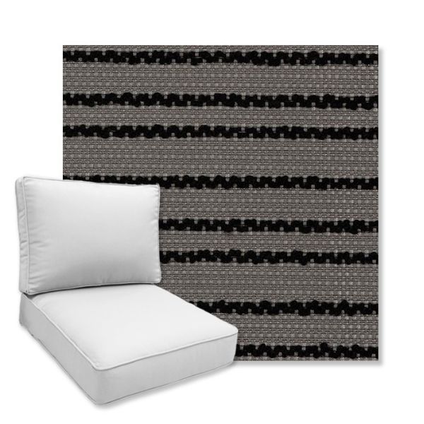 Picture of Cavo Graphite | Universal Deep Seating Outdoor Cushions SIZE D