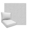 Picture of Coastline Mist | Universal Deep Seating Outdoor Cushions SIZE D