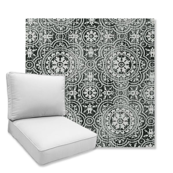 Picture of Constantine Coal | Universal Deep Seating Outdoor Cushions SIZE D