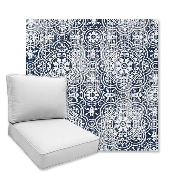 Picture of Constantine Navy | Universal Deep Seating Outdoor Cushions SIZE D