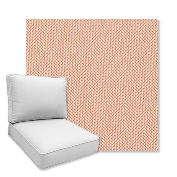 Picture of Crew Peach | Universal Deep Seating Outdoor Cushions SIZE D