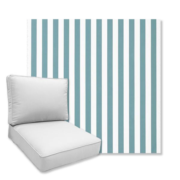 Picture of Kinzie Aqua | Universal Deep Seating Outdoor Cushions SIZE D