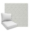 Picture of Labyrinth Smoke | Universal Deep Seating Outdoor Cushions SIZE D