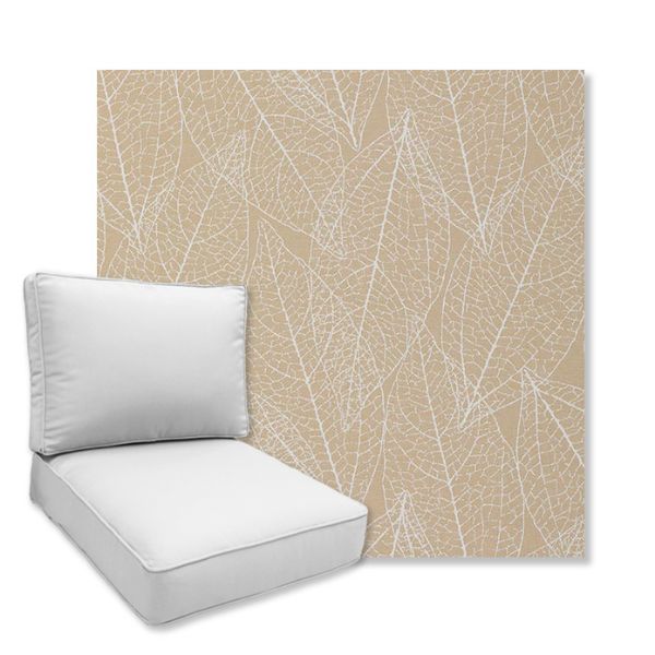 Picture of Laurel Ecru | Universal Deep Seating Outdoor Cushions SIZE D