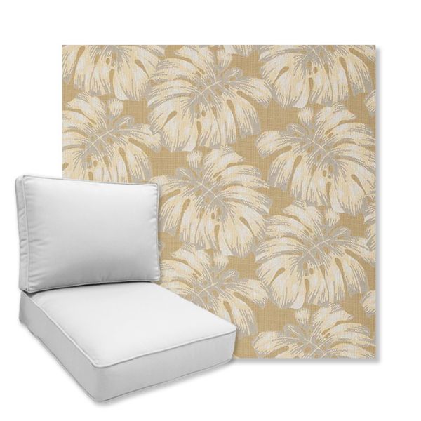Picture of Palm Chick | Universal Deep Seating Outdoor Cushions SIZE D