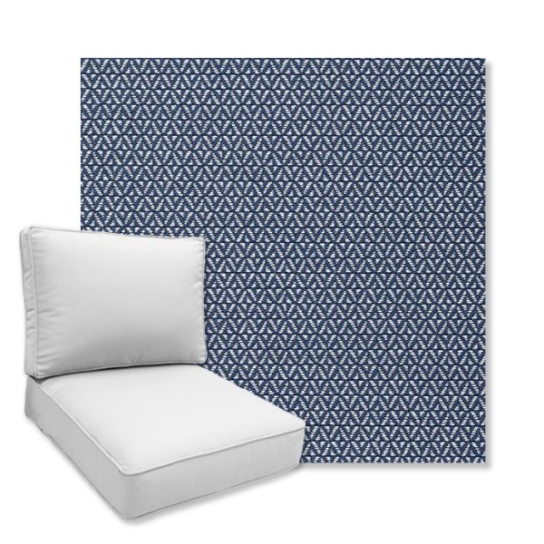 Picture of Plateau Midnight | Universal Deep Seating Outdoor Cushions SIZE D