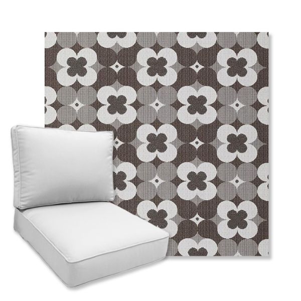 Picture of Poppy Steel | Universal Deep Seating Outdoor Cushions SIZE D