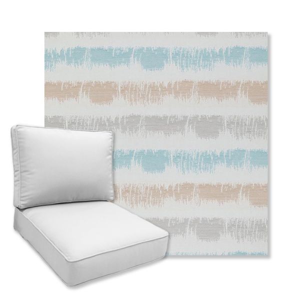Picture of Savanna Aqua | Universal Deep Seating Outdoor Cushions SIZE D