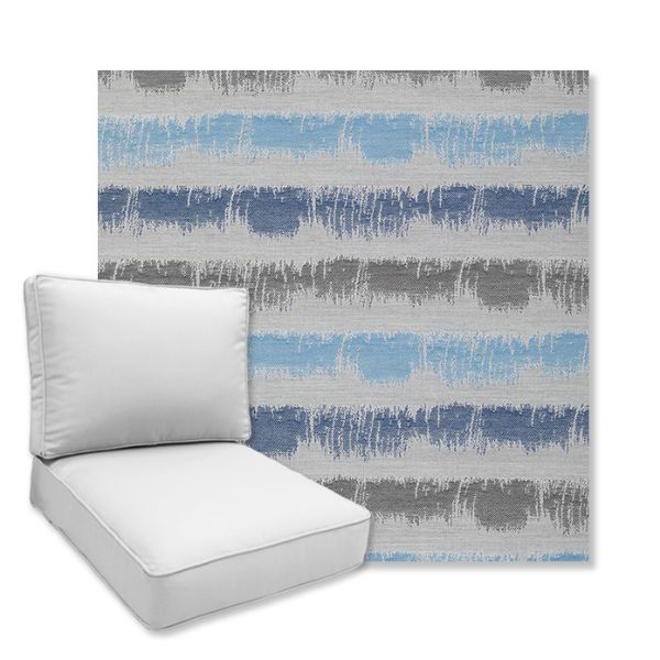Picture of Savanna Baltic | Universal Deep Seating Outdoor Cushions SIZE D