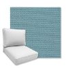 Picture of Scoop Aqua | Universal Deep Seating Outdoor Cushions SIZE D