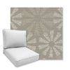 Picture of Spiro Graphite | Universal Deep Seating Outdoor Cushions SIZE D