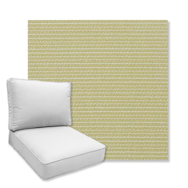 Picture of Sync Basil | Universal Deep Seating Outdoor Cushions SIZE D