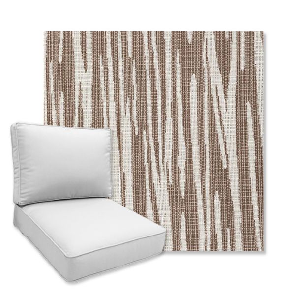 Picture of Timbre Peat | Universal Deep Seating Outdoor Cushions SIZE D