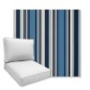 Picture of Tradewinds Nautical | Universal Deep Seating Outdoor Cushions SIZE D