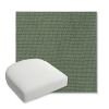 Picture of Bliss Aloe | Bullnose Contoured Wicker Chair Cushion - Sunbrella© Fabric