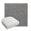 Picture of Abstraction Denim | Bullnose Contoured Wicker Chair Cushion - Sunbrella© Fabric