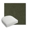 Picture of Abstraction Juniper | Bullnose Contoured Wicker Chair Cushion - Sunbrella© Fabric