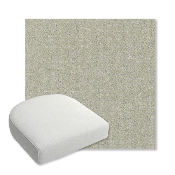 Picture of Abstraction Sage | Bullnose Contoured Wicker Chair Cushion - Sunbrella© Fabric