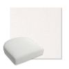 Picture of Abstraction Snow | Bullnose Contoured Wicker Chair Cushion - Sunbrella© Fabric