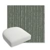 Picture of Abundant Seaglass | Bullnose Contoured Wicker Chair Cushion - Sunbrella© Fabric