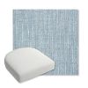 Picture of Adena Celeste | Bullnose Contoured Wicker Chair Cushion - Sunbrella© Fabric